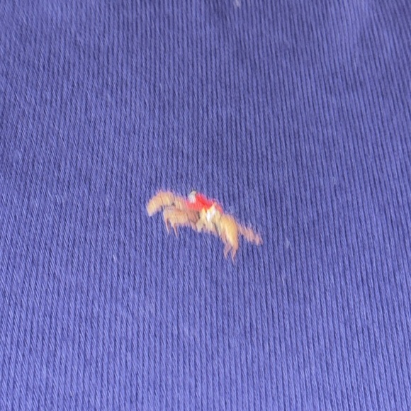 Vintage Steeplechase Navy V-Neck Long Sleeve Blank Logo Sweater MED - Picture 7 of 14